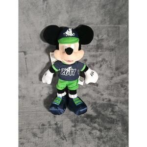 2017 Disney Parks Baseball Mickey Mouse Plush 11 inch New With Tags